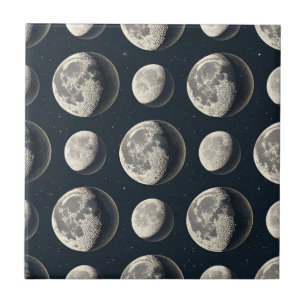 Azulejo De Cerâmica Fase da Lua Celestial (2)
