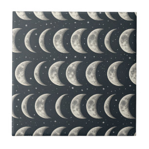 Azulejo De Cerâmica Fase da Lua Celestial (3)
