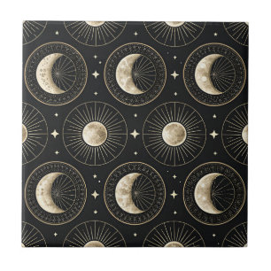 Azulejo De Cerâmica Fase da Lua Celestial (5)