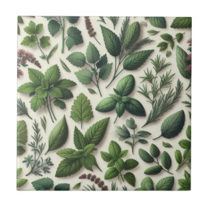 Azulejo De Cerâmica Fazenda de Ervas Rústicas Decoração de Cozinha Tel