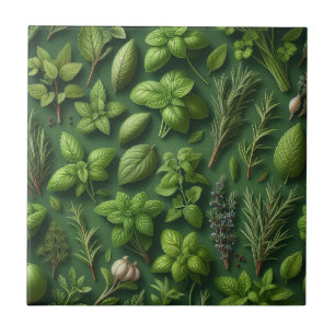 Azulejo De Cerâmica Fazenda de Ervas Rústicas Decoração de Cozinha Tel