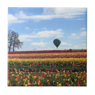 Azulejo De Cerâmica Fazenda de Tulipas de Sapato de Madeira, Woodburn,