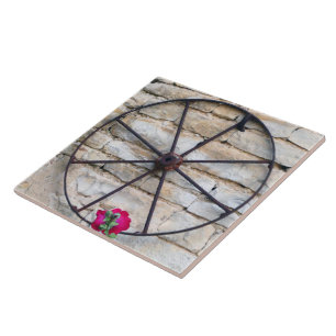 Azulejo De Cerâmica Fazendo CartWheels.
