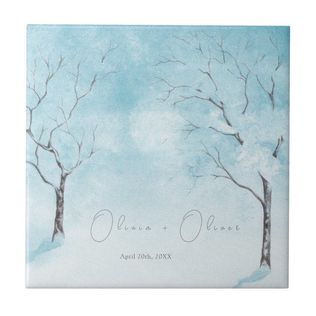 Azulejo De Cerâmica Febre do inverno (Frente)