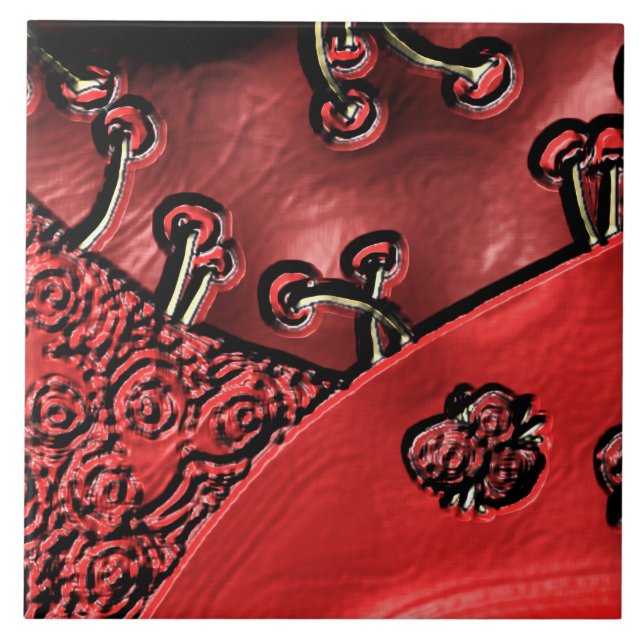 Azulejo De Cerâmica Feira de Cranberry  (Frente)