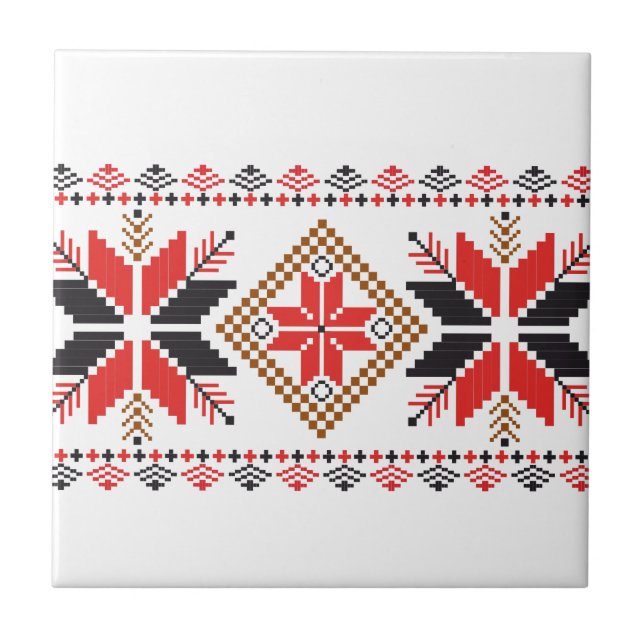 Azulejo De Cerâmica Feira de Suéter de Natal Feia (Frente)