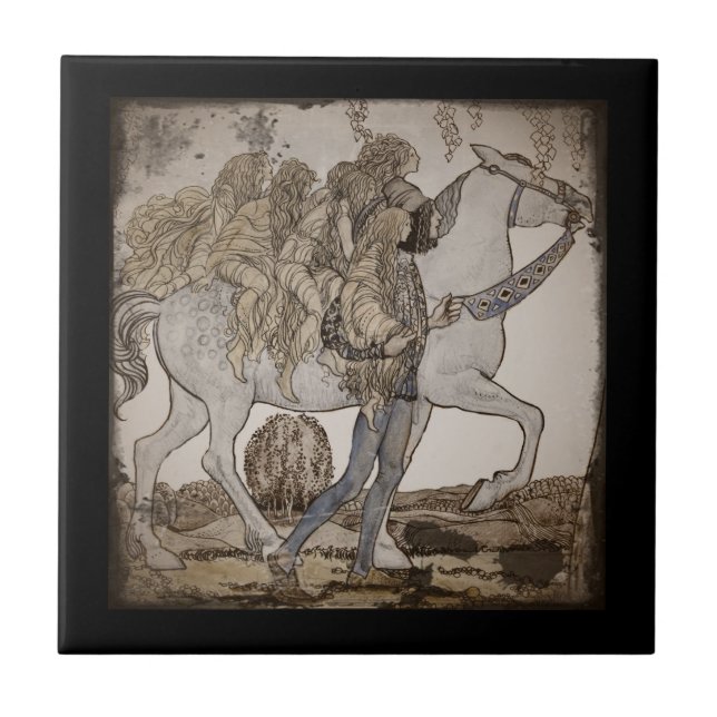 Azulejo De Cerâmica Feiras em Cavalo Branco (Frente)