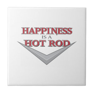 Azulejo De Cerâmica Felicidade, Hot Rod