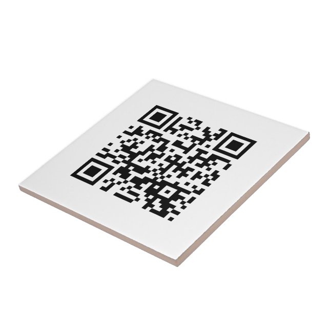 Azulejo De Cerâmica Feliz ano novo! — Código QR (Lateral)