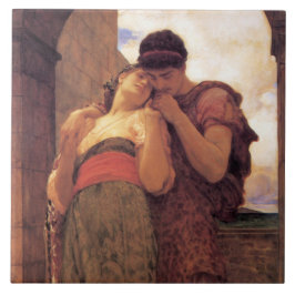 Azulejo De Cerâmica Feliz Casado (por Frederic Leighton)