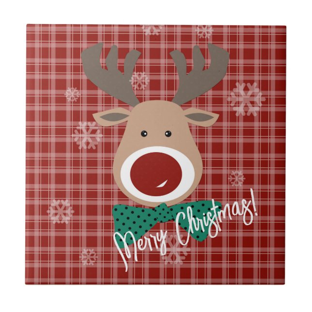 Azulejo De Cerâmica Feliz Natal! (Frente)