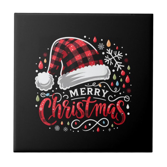 Azulejo De Cerâmica Feliz Natal (Frente)