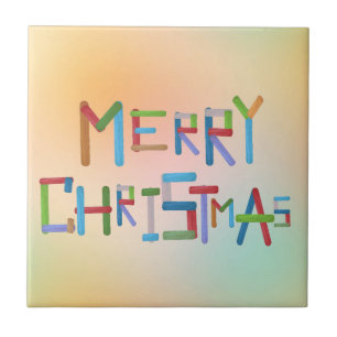 Azulejo De Cerâmica Feliz Natal