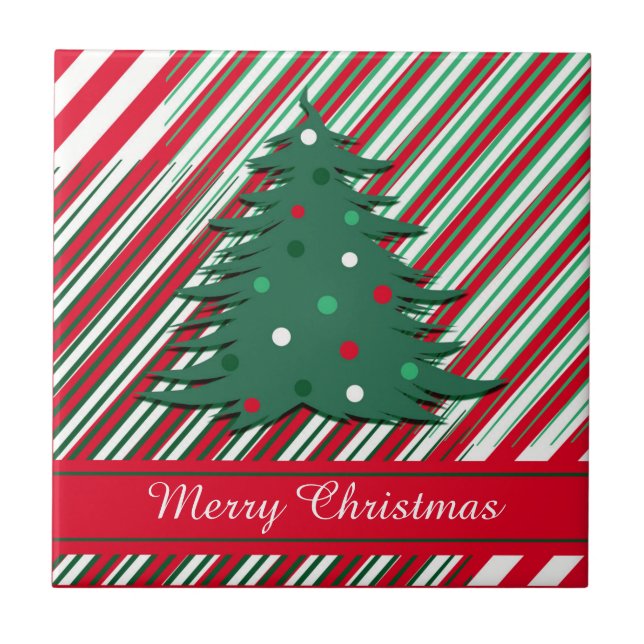 Azulejo De Cerâmica Feliz Natal (Frente)