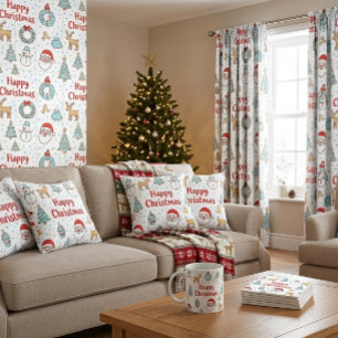 Azulejo De Cerâmica Feliz Natal & Boas Festas de Inverno Personaliz
