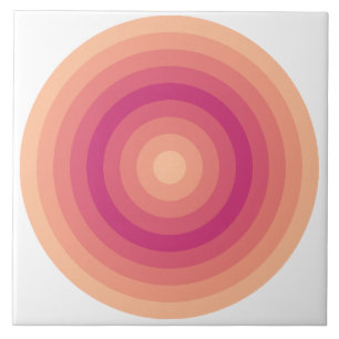 Azulejo De Cerâmica Felpudo Peach Pinky Arrow Circuitos cerâmicos Azul