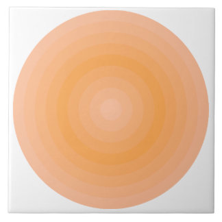 Azulejo De Cerâmica Felpudo Pêssego Laranja Círculos de Laranja Azulej