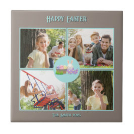 Azulejo De Cerâmica Felz pascoa deseja cerâmica