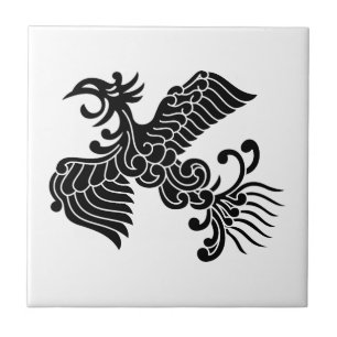 Azulejo De Cerâmica Fênix Yusoku