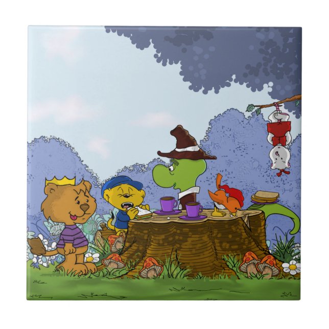 Azulejo De Cerâmica Ferald e Pals (Frente)