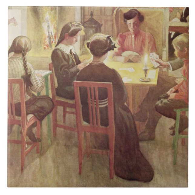 Azulejo De Cerâmica Feriados do Natal, bar. em "Lasst Licht Hinin" (" (Frente)