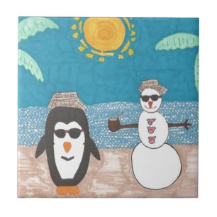 Azulejo De Cerâmica Férias de Natal