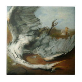 Azulejo De Cerâmica Ferido Heron (por George Frederick Watts)