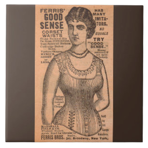 Azulejo De Cerâmica Ferris Common Sense Corsets 1880s