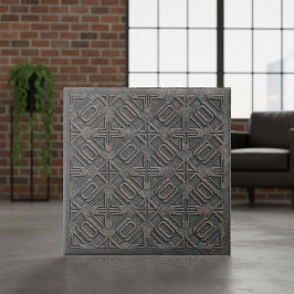 Azulejo De Cerâmica Ferro Fundido Geométrico Metálico #7 ID1227