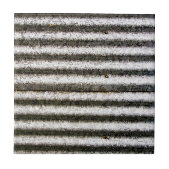 Azulejo De Cerâmica Ferro ondulado novo (Frente)