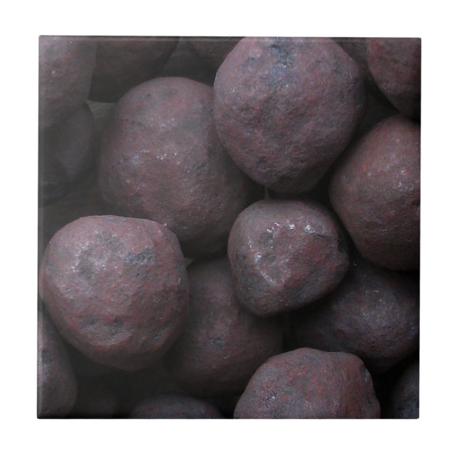 Azulejo De Cerâmica Ferro Ore Pellets (Frente)