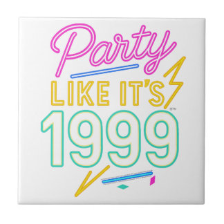 Azulejo De Cerâmica Festa Como Se Fosse 1999®™ – Neon Voltage