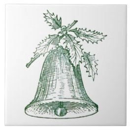 Azulejo De Cerâmica Festa de Natal com Holly