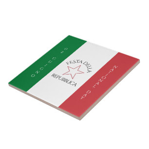 Azulejo De Cerâmica Festa della Repubblica Dia Nacional da Bandeira It