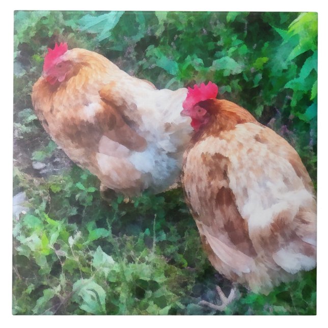 Azulejo De Cerâmica Festa Hen (Frente)