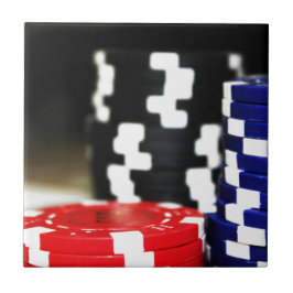 Azulejo De Cerâmica Fichas Jogo de Cassino Vencer Jogo Sorte Risco Apo