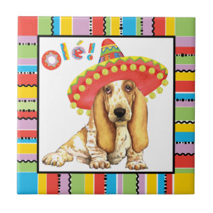 Azulejo De Cerâmica Fiesta Basset