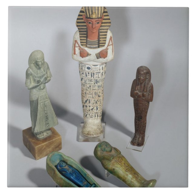 Azulejo De Cerâmica Figuras de Ushabti (Frente)