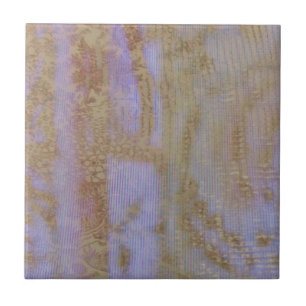 Azulejo De Cerâmica Filigrana Em Estêncil