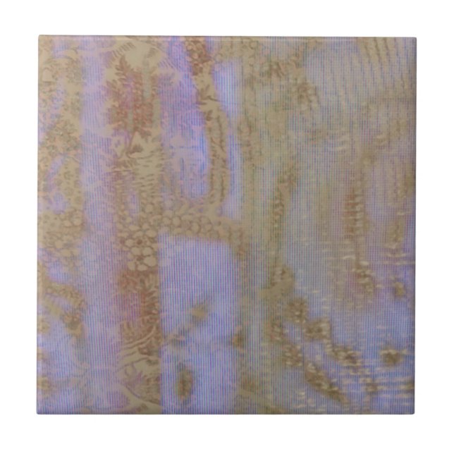 Azulejo De Cerâmica Filigrana Em Estêncil (Frente)