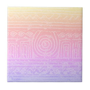 Azulejo De Cerâmica Filtro Cor-de-rosa antigo Mesopotâmico Sumeriano 