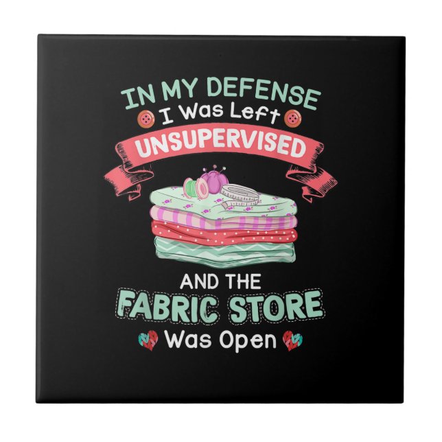 Azulejo De Cerâmica Filtros de Tecidos Engraçados (Frente)