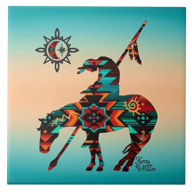 Azulejo De Cerâmica Fim Da Trilha  (Frente)