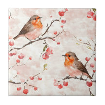 Finalidade de Aquarela em uma Árvore e Berries de
