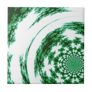 Azulejo De Cerâmica Fio Verde Torcido