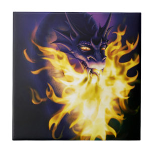 Azulejo De Cerâmica Firebreather