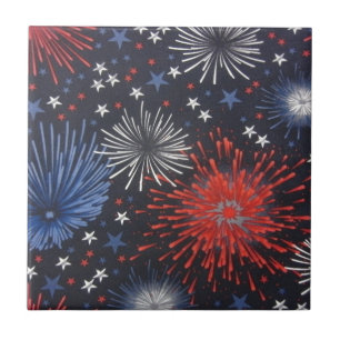 Azulejo De Cerâmica Fireworks