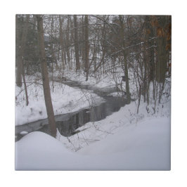 Azulejo De Cerâmica "Fita de inverno"