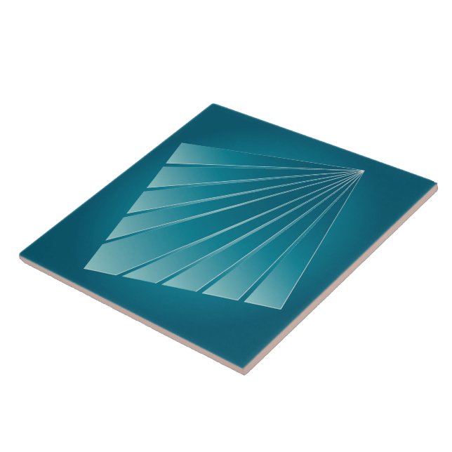 Azulejo De Cerâmica Fitas de turquesa (Lateral)