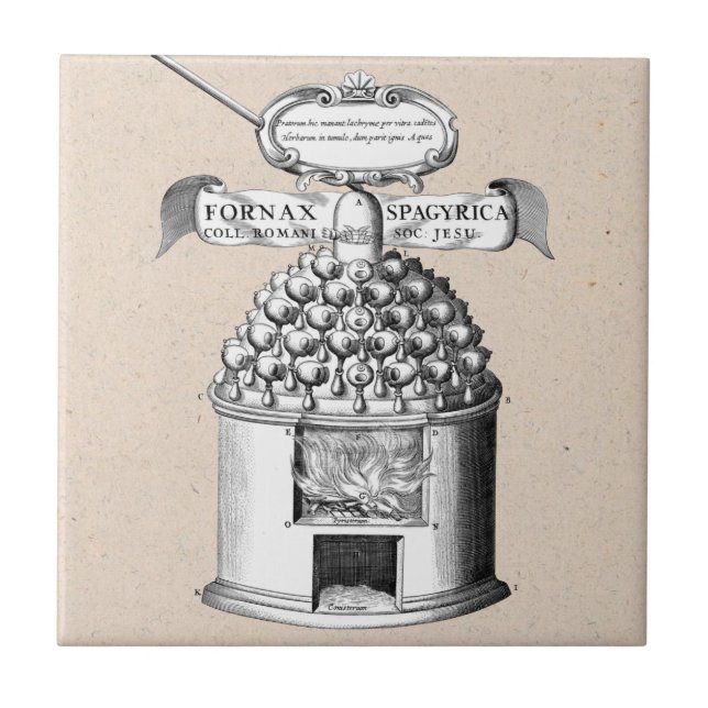 Azulejo De Cerâmica Fitoterapia Spagyric (Frente)